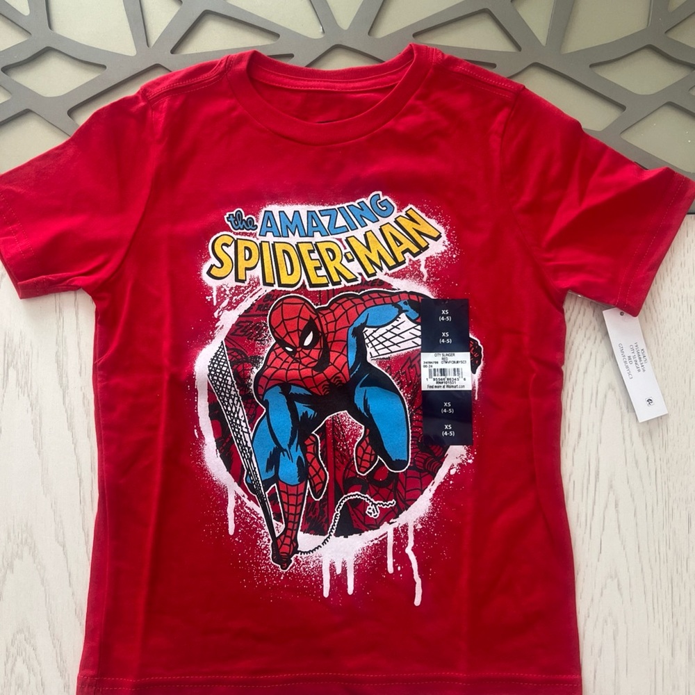 Marvel Red Spider-Man Short Sleeve Tee